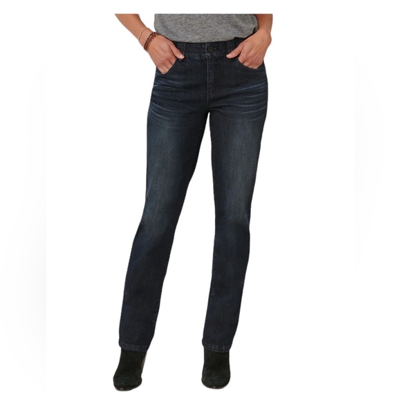 #228 ☑️ Democracy Dina Luxe Touch #288 Premium Ab Solutions Straight Leg Jean - Picture 13 of 13